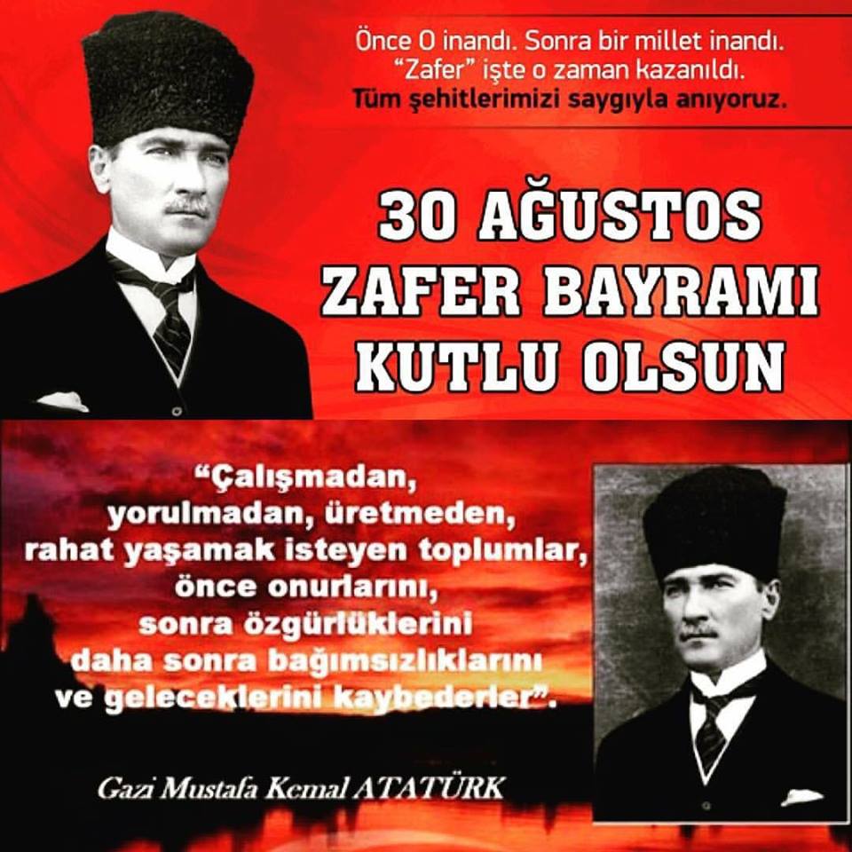 30 AĞUSTOS 2016