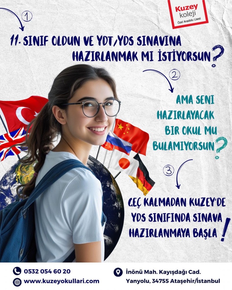 11. Sınıf YDS hazırlık sınıfımız açıldı.